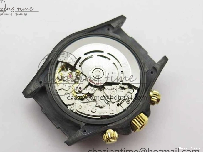 0210 Daytona DIW Carbon OMF Best Edition Carbon Dial on Black Leather Strap A Bright 2836